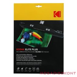 Lamináló fólia KODAK A/4 160 mikron fényes 25 íves