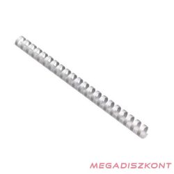 Iratspirál műanyag 14mm 81-100 lap fehér 100/dob