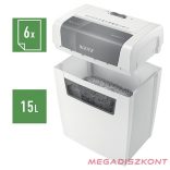 Iratmegsemmisítő LEITZ IQ Home Paper konfetti P4 6 lap fehér