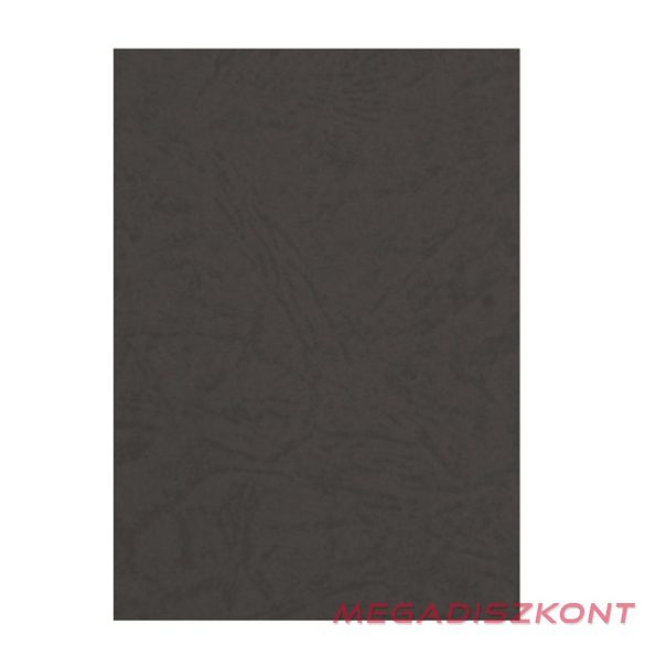 Hátlap FORPUS A/4 230 g matt bőrhatású fekete 100/dob
