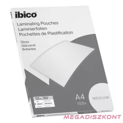 Lamináló fólia IBICO A/4 100 mikron fényes 100 ív/csom
