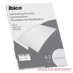   Lamináló fólia IBICO A/3 303x426mm 100 mikron fényes 100/dob