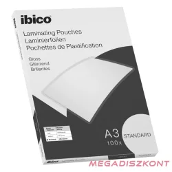   Lamináló fólia IBICO A/3 303x426mm 125 mikron fényes 100/dob