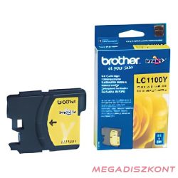 Festékpatron BROTHER LC1100Y sárga
