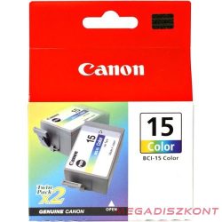 Festékpatron CANON BCI-15 színes
