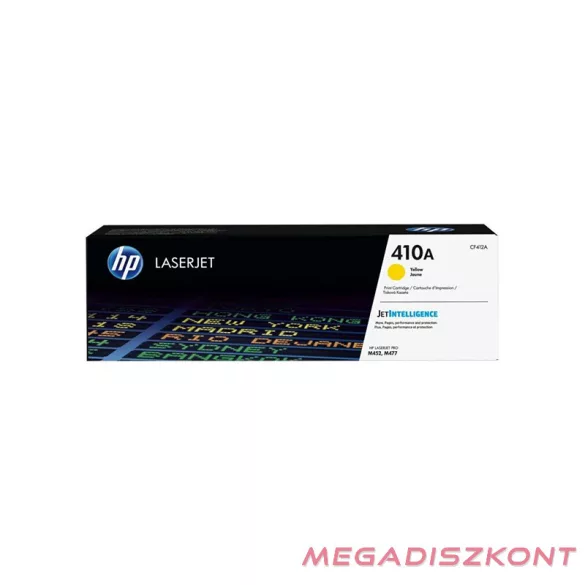 Toner HP CF412A (410A) sárga 2,6K