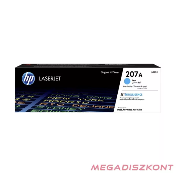Toner HP 207A (W2211A) kék 1,25K
