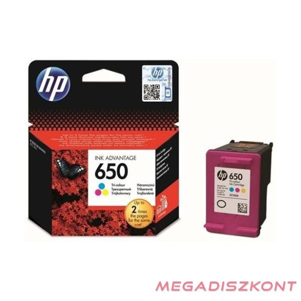 Festékpatron HP CZ102AE (650) színes