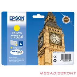 Tinta EPSON T7034 Workforce Pro 4000 sárga 9,6 ml