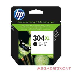 Festékpatron HP N9K08AE (304XL) fekete