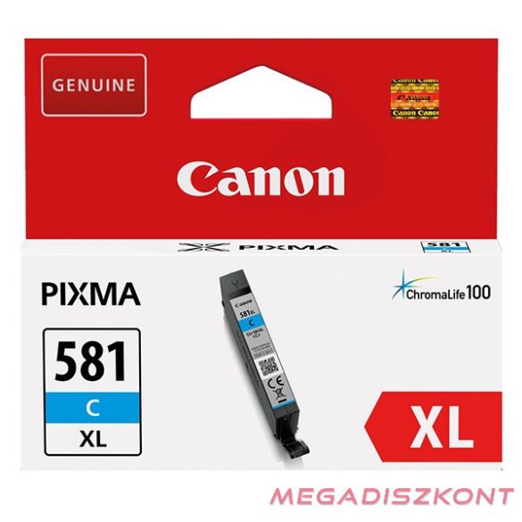Festékpatron CANON CLI-581 XL kék