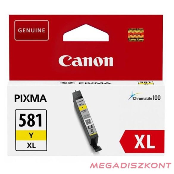 Festékpatron CANON CLI-581 XL sárga