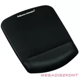 Egéralátét habtöltésű csuklótámasszal FELLOWES PlushTouch fekete