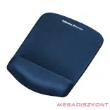 Egéralátét habtöltésű csuklótámasszal FELLOWES PlushTouch kék