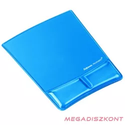  Egéralátét géltöltésű csuklótámasszal FELLOWES Health-V Crystal kék