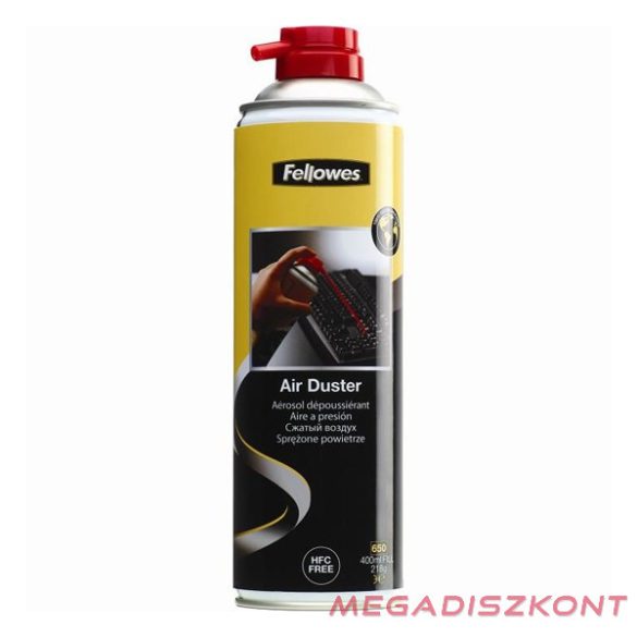 Sűrített levegő FELLOWES HFC mentes nem gyúlékony forgatható 400 ml
