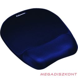  Egéralátét habtöltésű csuklótámasszal FELLOWES Memory Foam zafírkék