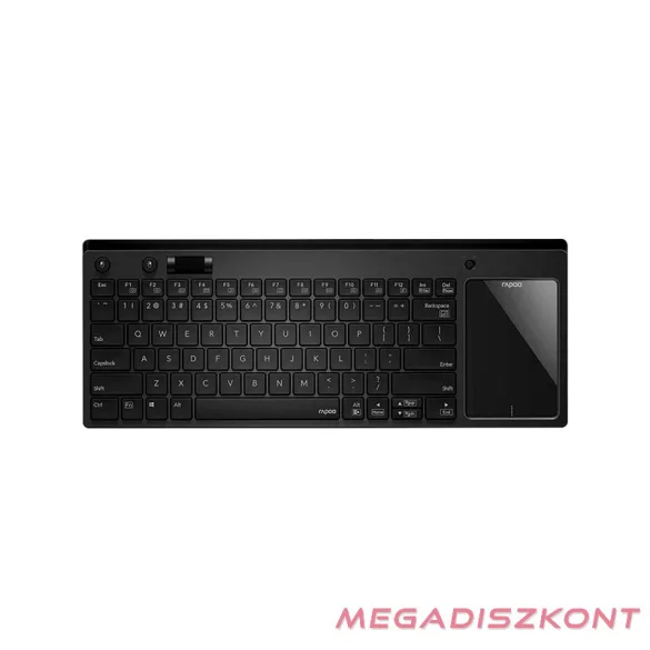 Billentyűzet vezeték nélküli RAPOO K2800 touchpad fekete