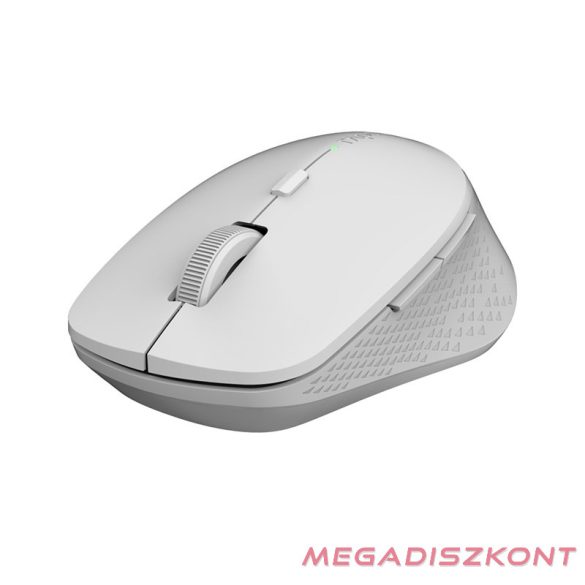 Egér vezeték nélküli RAPOO M300 bluetooth 2,4 GHz 6 gombos világosszürke