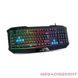   Billentyűzet vezetékes GENIUS Scorpion K215 USB háttérvilágítással