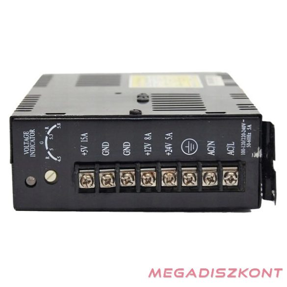 Tápegység WEI-YA WY-15CG2 5V:15A,12V:8A,24V:5A