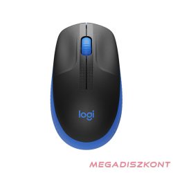 Egér vezeték nélküli LOGITECH M190 2,4 Ghz 1000 DPI kék