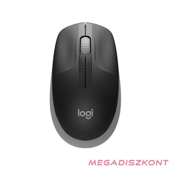 Egér vezeték nélküli LOGITECH M190 2,4 Ghz 1000 DPI szürke