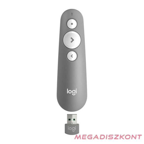 Presenter LOGITECH R500 Bluetooth lézermutatós szürke