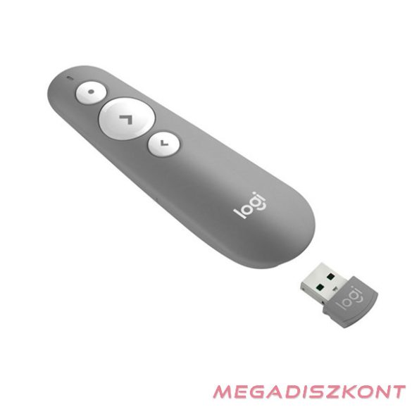 Presenter LOGITECH R500 Bluetooth lézermutatós szürke