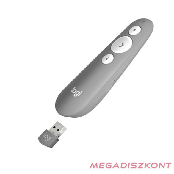Presenter LOGITECH R500 Bluetooth lézermutatós szürke