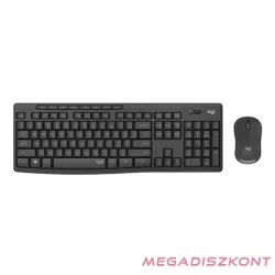   Billentyűzet + egér vezeték nélküli LOGITECH MK295 Silent HUN 2,4 Ghz grafitszürke