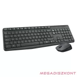 Billentyűzet vezeték nélküli LOGITECH MK235 HUN 2,4 Ghz szürke