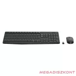 Billentyűzet vezeték nélküli LOGITECH MK235 HUN 2,4 Ghz szürke
