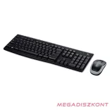 Billentyűzet vezeték nélküli LOGITECH MK270 2,4 Ghz fekete