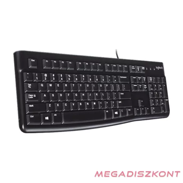 Billentyűzet vezetékes LOGITECH K120 USB fekete