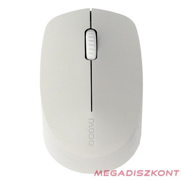 Egér vezeték nélküli RAPOO M100 Silent Bluetooth 2,4 Ghz 1300 DPI szürke