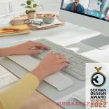 Csuklótámasz billentyűzethez LEITZ Ergo Cosy állítható magasságú világosszürke