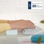 Csuklótámasz billentyűzethez LEITZ Ergo Cosy állítható magasságú világosszürke