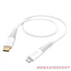 Adatkábel HAMA Lightning/USB-C 1,5m fehér