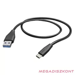 Adatkábel HAMA USB-C/USB-A 1,5m fekete