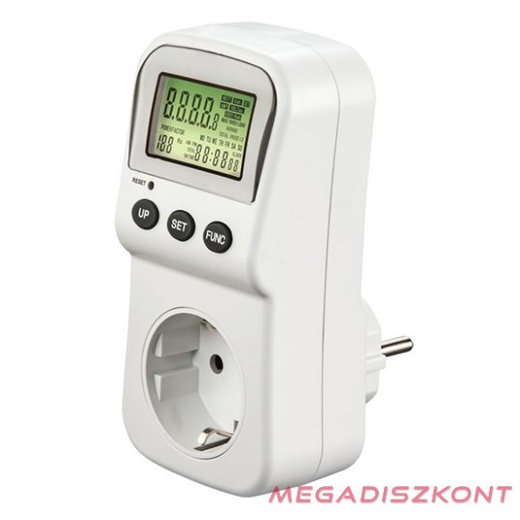 Digitális fogyasztásmérő HAMA LCD 3680W