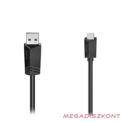 Kábel HAMA USB-A/Micro-USB 1,5m fekete