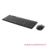 Billentyűzet  + egér vezeték nélküli RAPOO 8050T Bluetooth 2,4 GHz fekete
