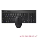 Billentyűzet  + egér vezeték nélküli RAPOO 8050T Bluetooth 2,4 GHz fekete
