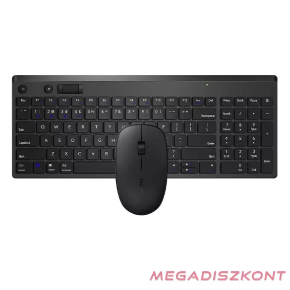 Billentyűzet  + egér vezeték nélküli RAPOO 8050T Bluetooth 2,4 GHz fekete