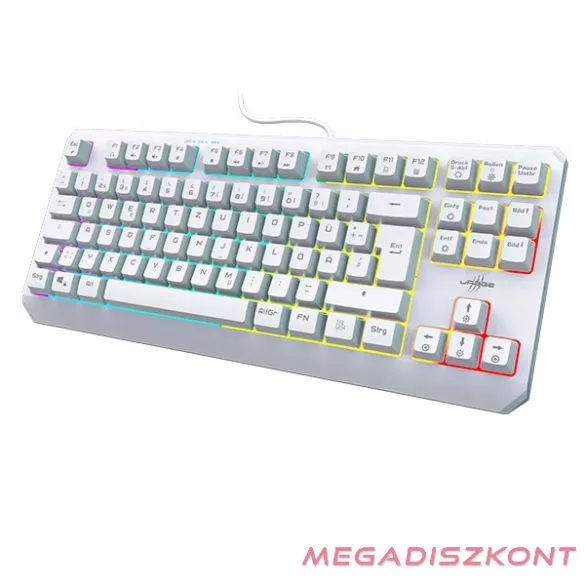 Billentyűzet vezetékes URAGE Exodus 220TKL RGB fehér