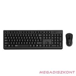   Billentyűzet + egér vezeték nélküli RAPOO X1700 2,4 Ghz fekete