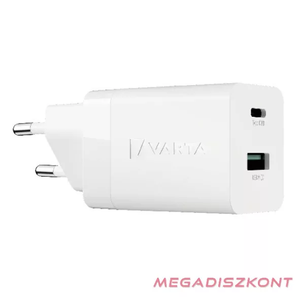 Hálózati töltő VARTA Speed 1xUSB-A 1xUSB-C