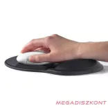 Egéralátét DURABLE géltöltésű csuklótámasszal ovális grafit