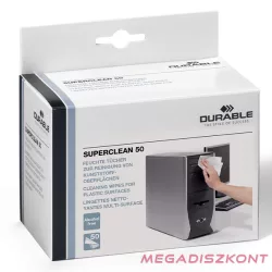 Tisztítókendő DURABLE műanyaghoz 50 darabos